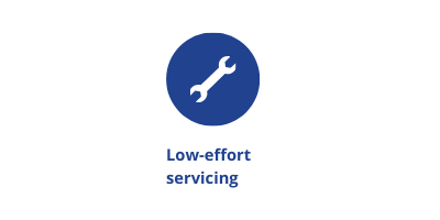 Easy access for fast maintenance and reduced downtime.