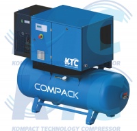 COMPACK 4-5 completes the series of compact screw compressors designed by KTC