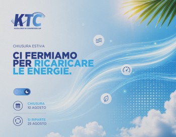 Chiusura estiva: ci fermiamo dal 10 al 24 agosto.